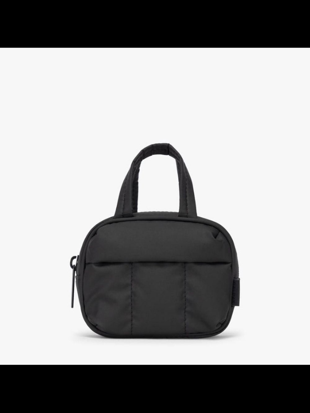 Calpak Luka Duffle Key Bag Charm Black